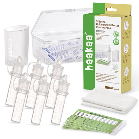Haakaa Clear Colostrum Collector 6-Pack Incl. Silicone Cup
