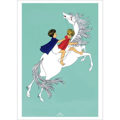 Poster & Frame Astrid Lindgren - On Horse Back - Mio My Son