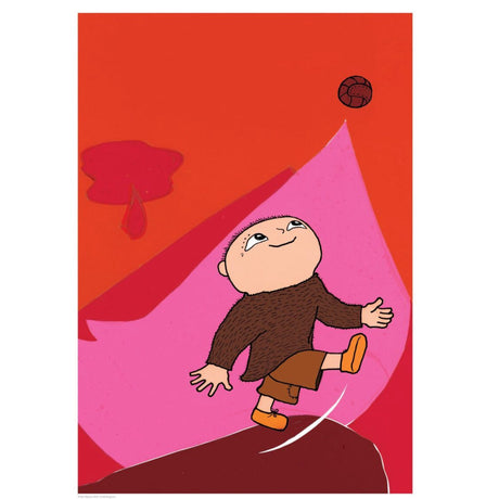 Poster & Frame Alfons Åberg - Alfons And Uhyret - Alfons Spiller Bold