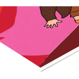 Poster & Frame Alfons Åberg - Alfons And Uhyret - Alfons Spiller Bold