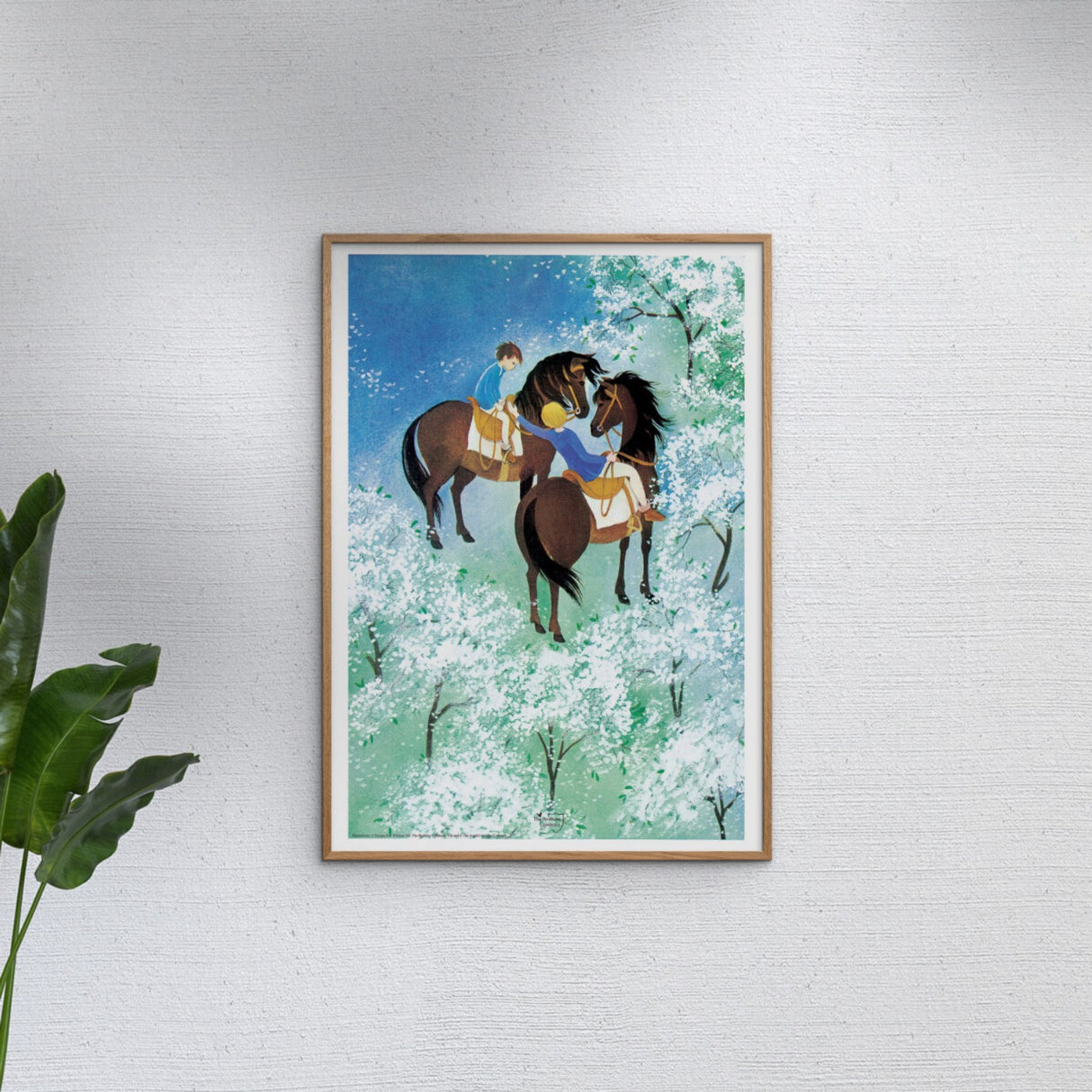 Poster & Frame Astrid Lindgren - Riding - The Brothers Lionheart