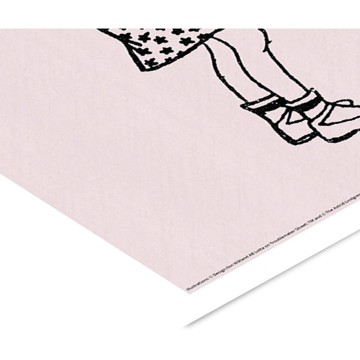 Poster & Frame Astrid Lindgren - Pig Snout - Lotta