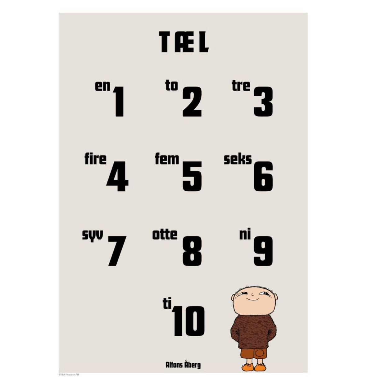 Poster & Frame Alfons Åberg - Alfons Åberg - Tæl