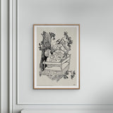 Poster & Frame Astrid Lindgren - The Wood Cabin - Lotta