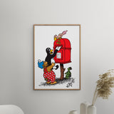 Poster & Frame Dansk Plakatkunst - Postkassen