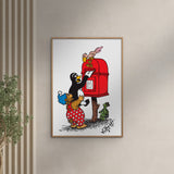 Poster & Frame Dansk Plakatkunst - Postkassen