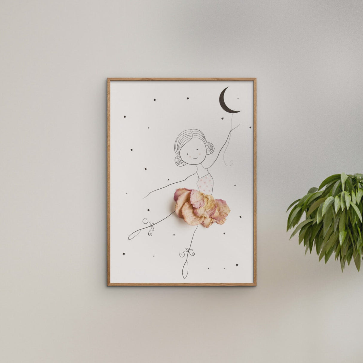 Poster & Frame Mette Handberg - Ballerina Ella