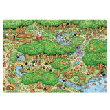 Poster & Frame Rasmus Klump - In Skoven Farve