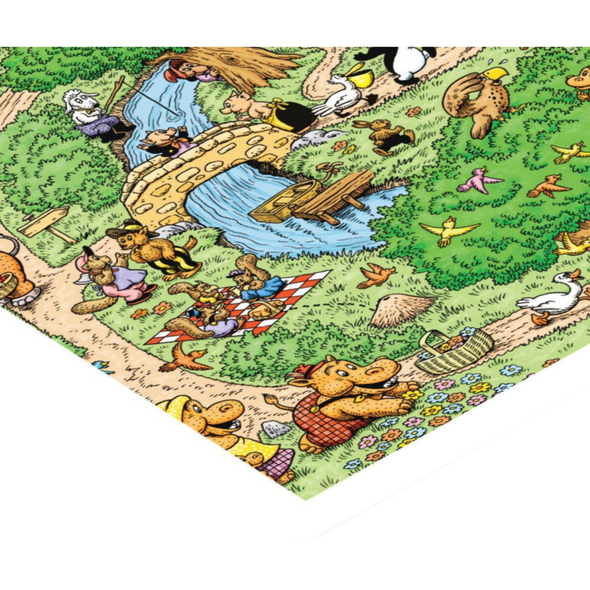 Poster & Frame Rasmus Klump - In Skoven Farve