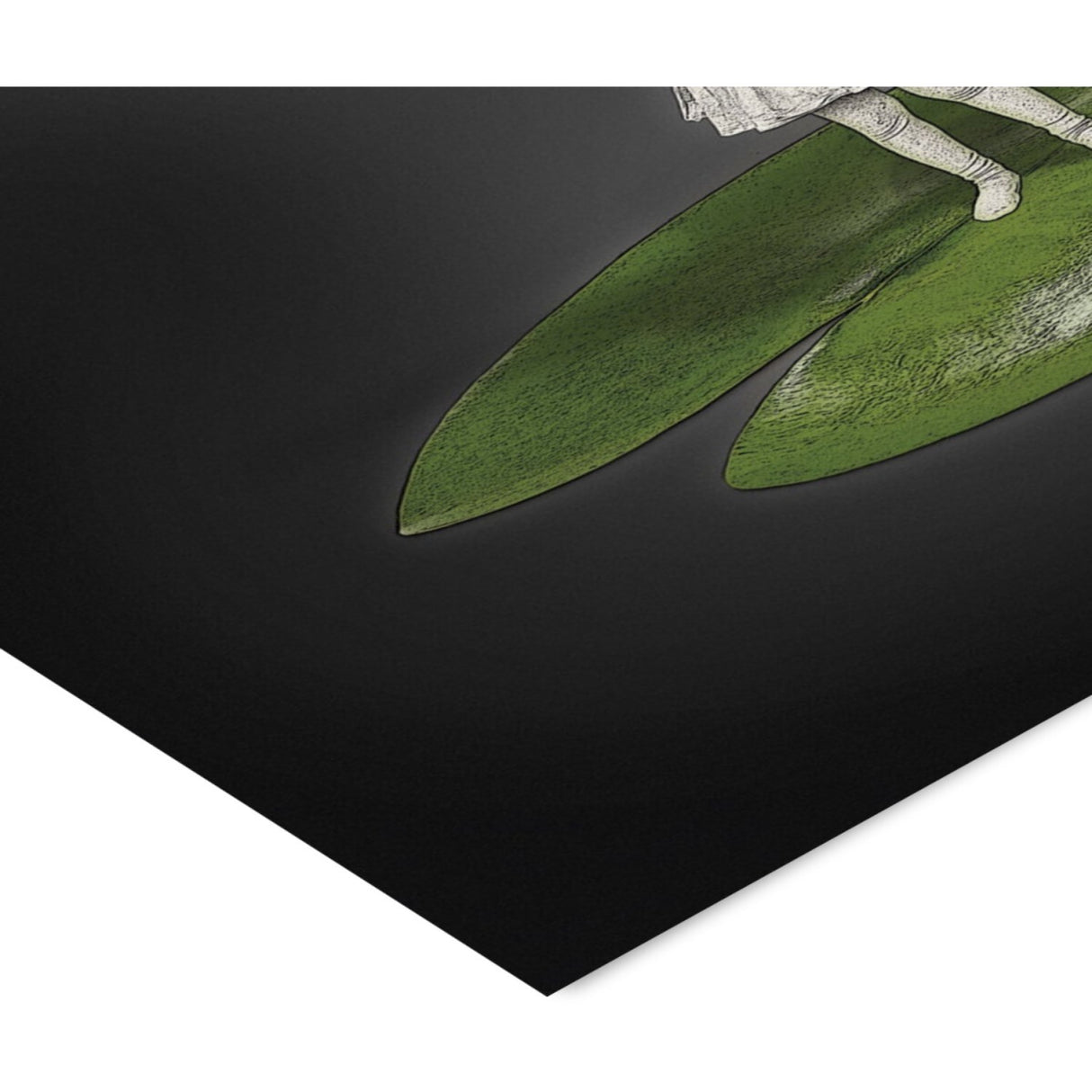 Poster & Frame Story Of Andersen - Tommelise - Hvid/Sort Baggrund