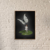 Poster & Frame Story Of Andersen - Tommelise - Hvid/Sort Baggrund