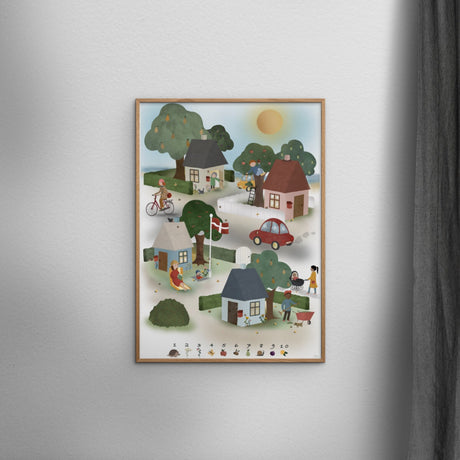 Poster & Frame Willero Illustration - Lille By