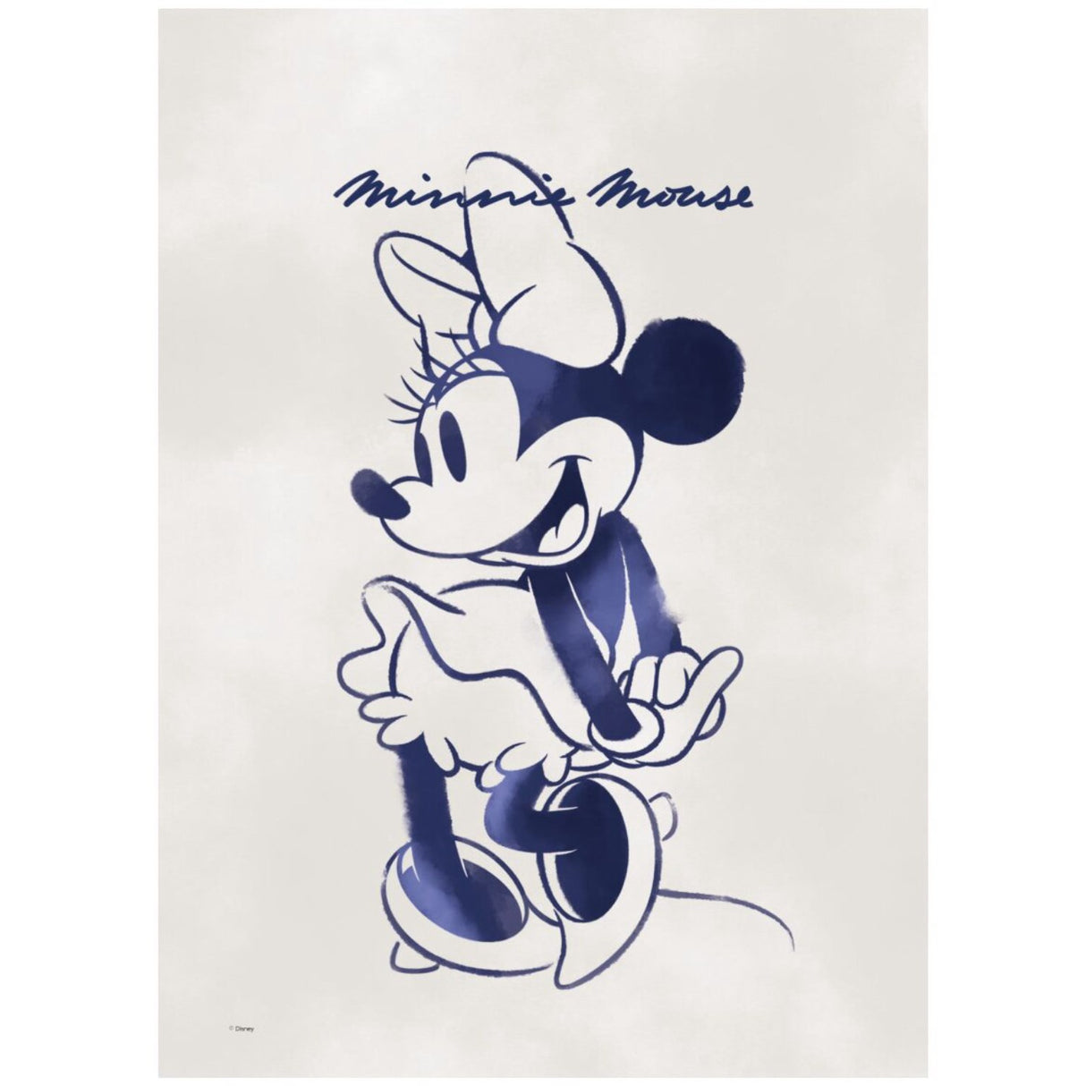 Poster & Frame Disney - Minnie Mouse Blue