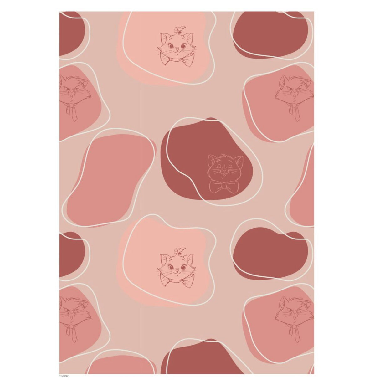 Poster & Frame Disney - Pink & Red Aristocats