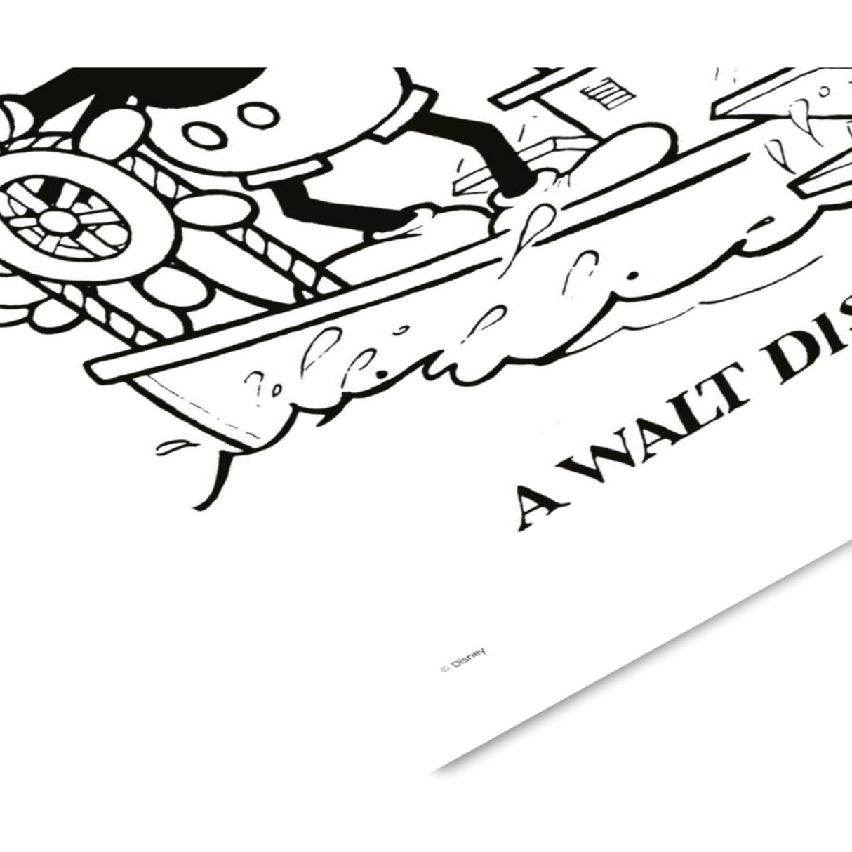 Poster & Frame Disney - Steamboat Willie