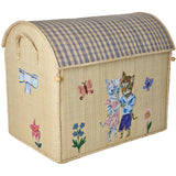 Rice Nathalie Lété Theme Raffia Toy Baskets 3-Pack