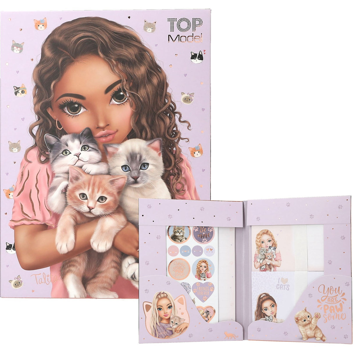 TOPModel Cat Love Stationairy Set