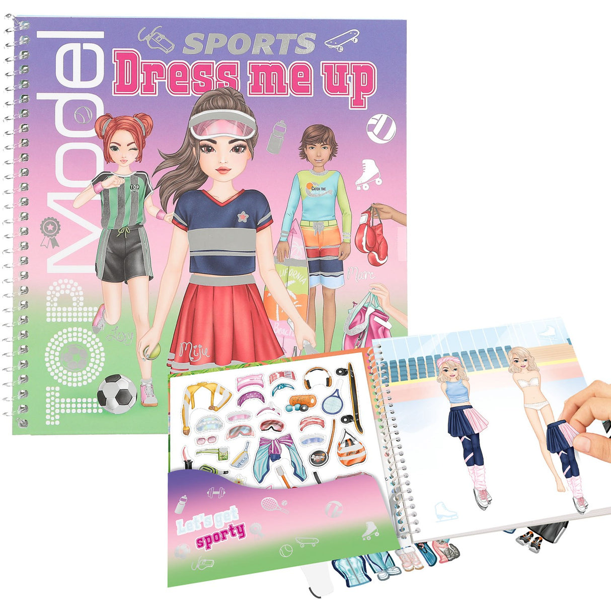 TOPModel Dress Me Up Sport Stickerbook