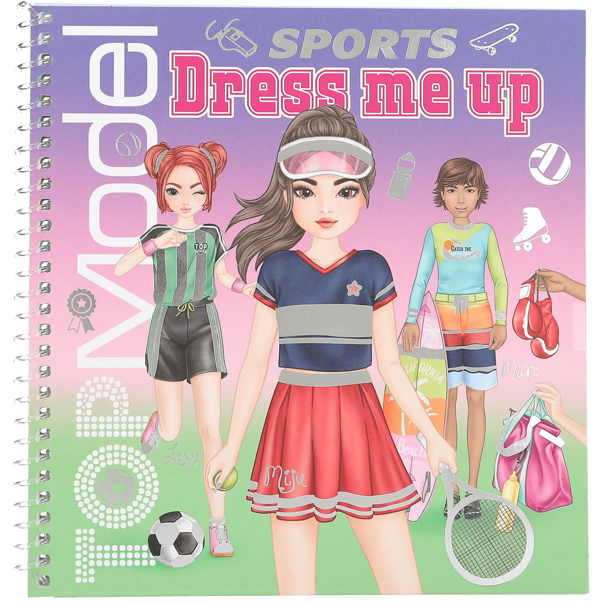TOPModel Dress Me Up Sport Stickerbook