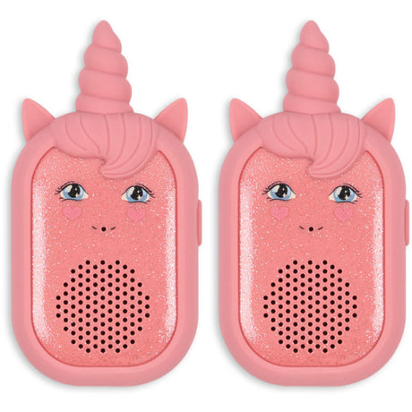 Konges Sløjd Sparkling Pink Glitter Unicorn Walkie Talkie