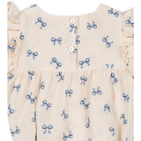 Konges Sløjd Bow Bleu Coco Romper Gots