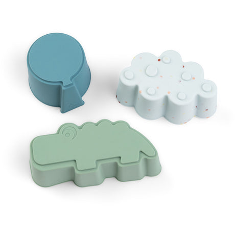 DonebyDeer Blue Silicone Molds 3-pack Happy Clouds