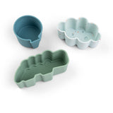 DonebyDeer Blue Silicone Molds 3-pack Happy Clouds