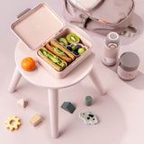 DonebyDeer Powder Lunch Box With Divider Tiny Farm