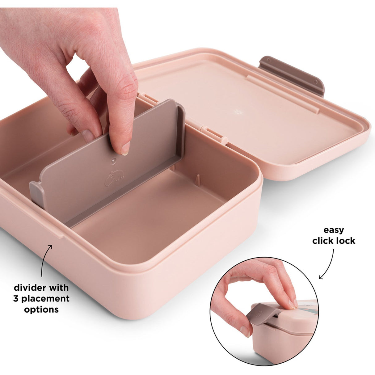 DonebyDeer Powder Lunch Box With Divider Tiny Farm