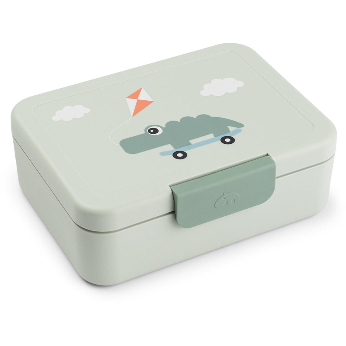DonebyDeer Green Lunch Box With Divider Playground