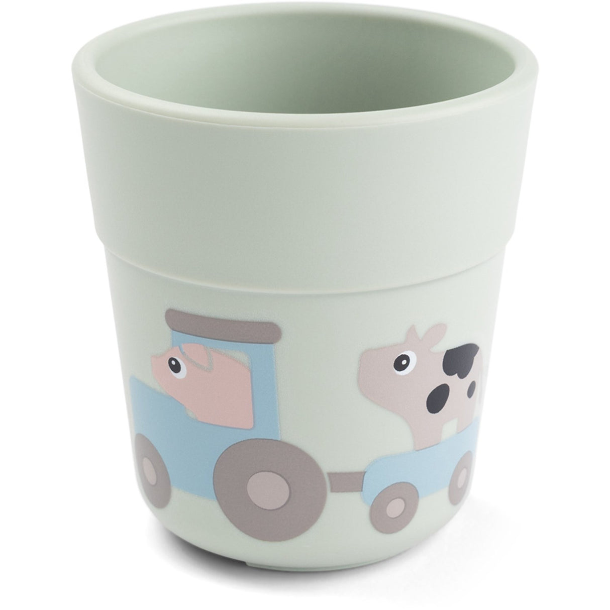 DonebyDeer Green Foodie Dinner Set With Suction Tiny Farm