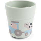 DonebyDeer Green Foodie Dinner Set With Suction Tiny Farm