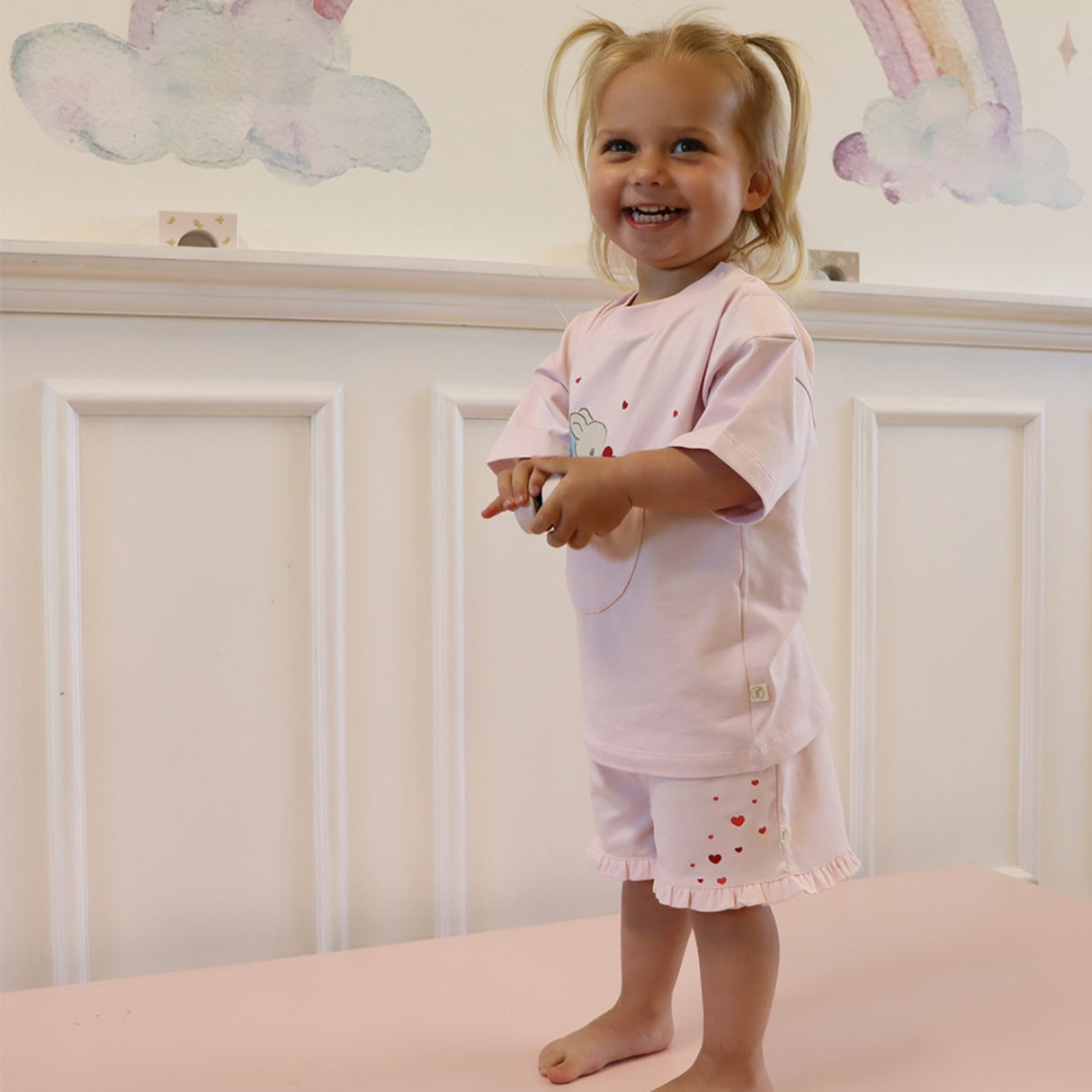 That's Mine X Luksusbaby Soft Pink Lara Set