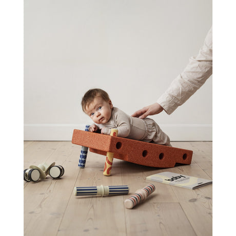 MODU Burnt Orange / Dusty Green Baby Activity Set