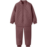 Name It Rose Brown Nmfmud Rub Quilt Set Solid Fo