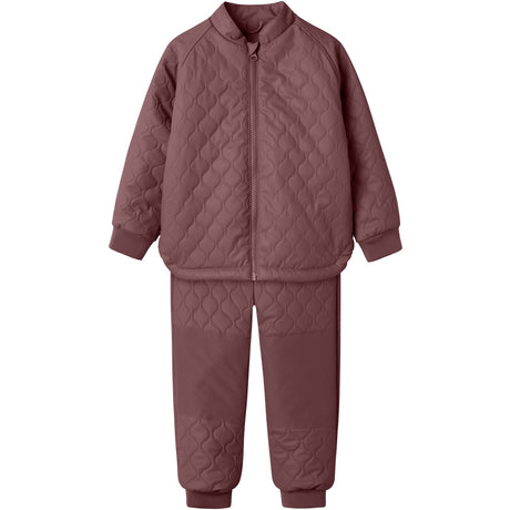 Name It Rose Brown Nmfmud Rub Quilt Set Solid Fo