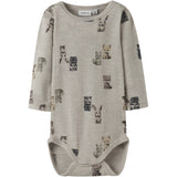 Name It Nacreous Cloud Forest Animals Nbmwang Wool Rib Ls Body Aop