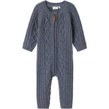 Name It Folkstone Gray Nbmwrilla Wool Ls Knit Suit