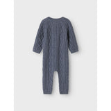 Name It Folkstone Gray Nbmwrilla Wool Ls Knit Suit