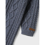Name It Folkstone Gray Nbmwrilla Wool Ls Knit Suit