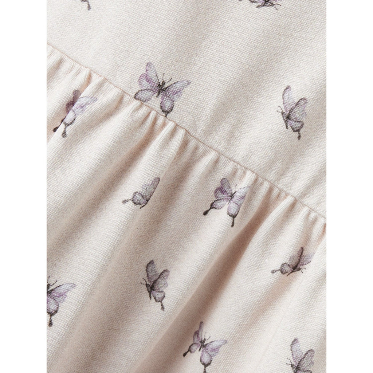 Lil'Atelier Peach Blush Butterfly Gayo San Strap Dress