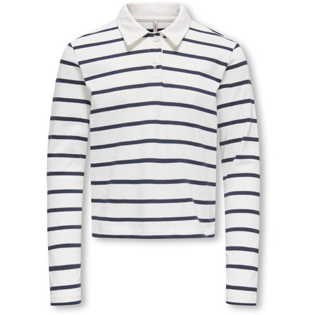 kids ONLY Night Sky Stripes Kogsira L/S Polo Cs Jrs