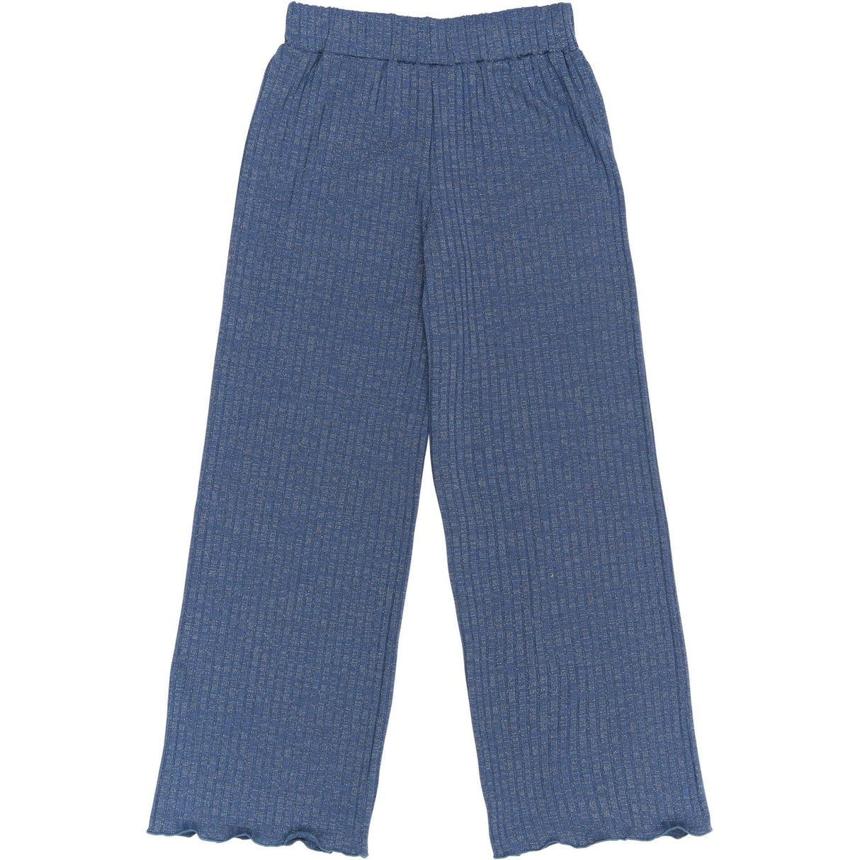 The New Navy Blazer Rina Wide Glitter Rib Pants