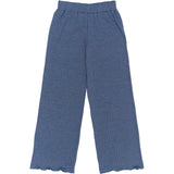 The New Navy Blazer Rina Wide Glitter Rib Pants