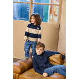 The New Navy Blazer Melange Rick L_S Shirt