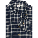 The New Navy Blazer Check Ronan Oversize L_S Flannel Shirt