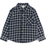 The New Navy Blazer Check Ronan Oversize L_S Flannel Shirt