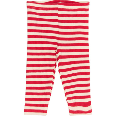 THE NEW Siblings Ski Patrol Striped Fro Rib Leggings