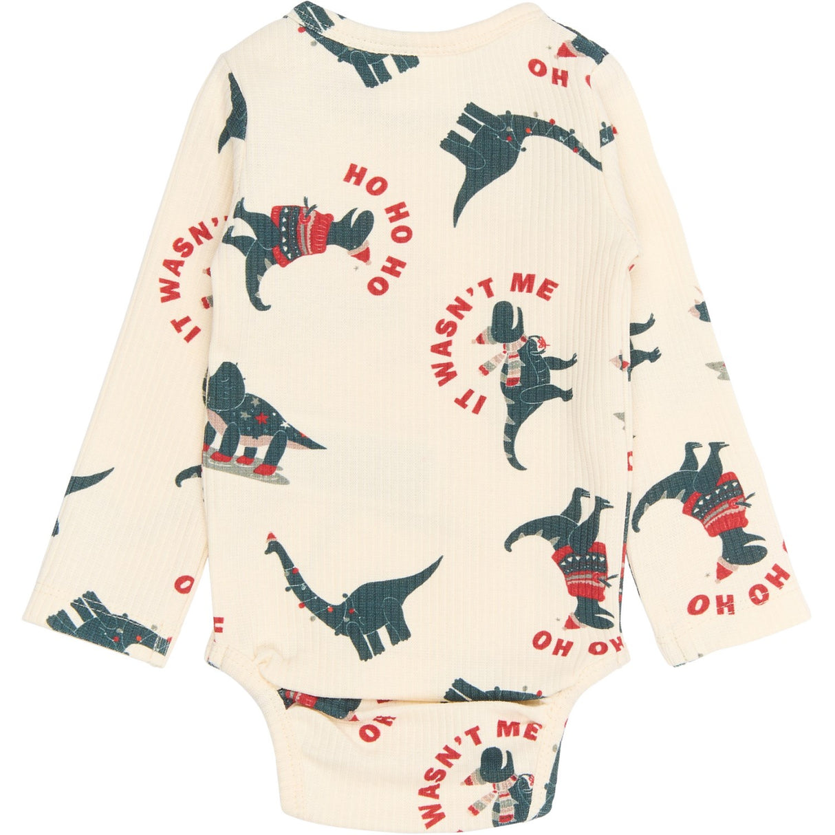 THE NEW Siblings Gardenia Dino AOP Holiday L_S Rib Body