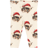THE NEW Siblings Gardenia Cat AOP Holiday Rib Leggings